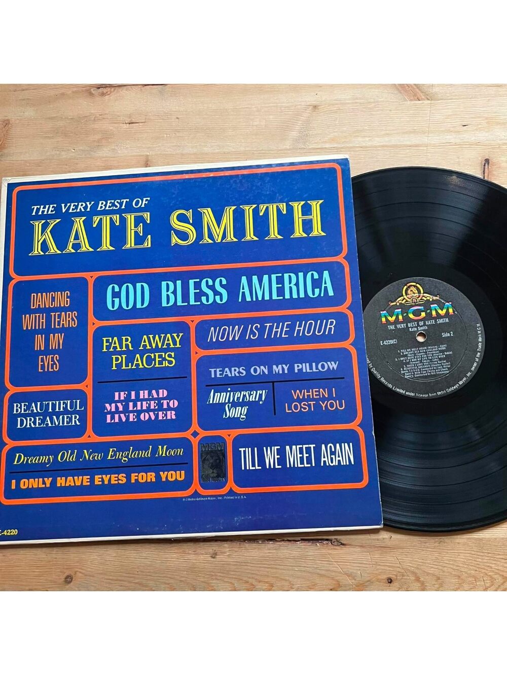 Kate Smith - The Very Best of Kate Smith 33rpm VG+ VR22